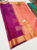 New Design Pure Soft Silk Saree Magenta Color w/ Blouse