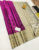 Latest Design Pure Soft Silk Saree Magenta  Color w/ Blouse