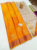 Latest Design Pure Soft Silks Saree Mango Yellow Color w/ Blouse