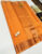 Copper Zari Work Pure Soft Silk Saree Mango Yellow Color w/ Blouse