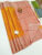 Pure Soft Silk Saree Mango Yellow Color w/ Blouse