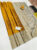New Color and Design Pure Soft Silk Saree Mustard Color w/ Blouse