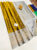 New Design Pure Soft Silk Saree Mustard Color w/ Blouse