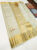 Beautiful Trendy Design Pure Soft Silk Saree Off White Color w/ Blouse