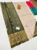 Elephant and Flower Design Pure Soft Silk Saree Olive Green Color w/ Blouse