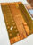 New Design Pure Soft Silk Saree Olive Green Color w/ Blouse