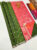 Pure Soft Silk Saree Olive Green Color