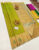 New Design Pure Soft Silk Saree Olive Green Color w/ Blouse