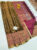 Unique Design Pure Soft Silk Saree Olive Green Color w/ Blouse