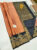 Latest Design Pure Soft Silk Saree Orange Color w/ Blouse