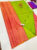 New Design Pure Soft Silk Saree Orange Color w/ Blouse