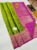 Latest and Trendy Design Pure Soft Silk Saree Parrot Green Color w/ Blouse