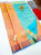 Beautiful Design Pure Soft Silk Saree Peach Color w/ Blouse