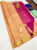 Light Weight Pure Soft Silk Saree Peach Color w/ Blouse