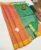 Unique Design Pure Soft Silk Saree Peach Color w/ Blouse