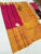 Big Border Pure Soft Silks Saree Pink Color w/ Blouse