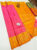 Beautiful Design Pure Silk Saree Pink Color w/ Blouse