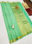 Latest Design Pure Soft Silk Saree Pista Green Color w/ Blouse