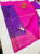 Pure Soft Silk Saree Purple and Pink Color w/ Blouse