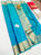 New Design Pure Soft Silk Saree Rama Blue Color w/ Blouse