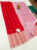 Trendy and Latest Design Pure Soft Silk Saree Red Color w/ Blouse
