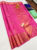 Light Weight Pure Soft Silk Saree Rose Color w/ Blouse