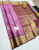 Trendy Design Pure Soft Silk Saree Rose Color w/ Blouse