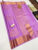 Latest Mango Design Pure Soft Silk Saree Rose Color w/ Blouse