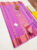 Unique Design Pure Soft Silk Saree Rose Color w/ Blouse