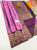 Latest Design Pure Silk Saree Violet Color w/ Blouse