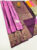 Latest Design Pure Silk Saree Violet Color w/ Blouse