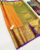 Trendy Design Pure Soft Silk Saree Yellow Color w/ Blouse
