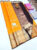 New Design Pure Soft Silk Saree Yellow Color w/ Blouse