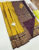 New Design Pure Soft Silk Saree Yellow Color w/ Blouse