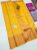 Latest Design Pure Soft Silk Saree Yellow Color w/ Blouse
