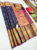 Trendy Design Pure Soft Silks Saree Navy Blue Color w/ Blouse