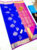 New Design Pure Soft Silks Saree Blue Color w/ Blouse