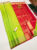Pure Soft Silks Saree Lemon Green Color w/ Blouse