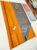 Latest Design Pure Soft Silks Saree Mango Yellow Color w/ Blouse