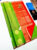 New Trendy Design Pure Soft Silks Saree Parrot Green Color w/ Blouse