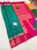 Unique Design Pure Soft Silks Saree Peacock Green Color w/ Blouse