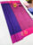 Simple Design Semi Soft silk Saree Light Weight Blue Color