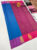 New Design Semi Soft Silk Saree light Weight Ink Blue Color w/ Blouse
