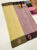 Semi Soft Silk Saree light Weight Lemon Color w/ Blouse