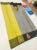 Trendy Semi Soft Silk Saree Light Weight Lemon Yellow Color w/ Blouse
