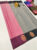 New Simple Design Semi Soft silk Saree Light Weight Rose Color w/ Blouse
