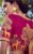 Zari and Thread Embroidery Designer Blouse Pink Color
