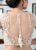 U Neck White Stone Work Design Cream White Color