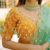 Stylish Modern Embroidery and Sea Shell Work Bridal Blouse Yellow Color