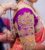 Modern Embroidery and Pearls & Stone Work Bridal Blouses Purple Color